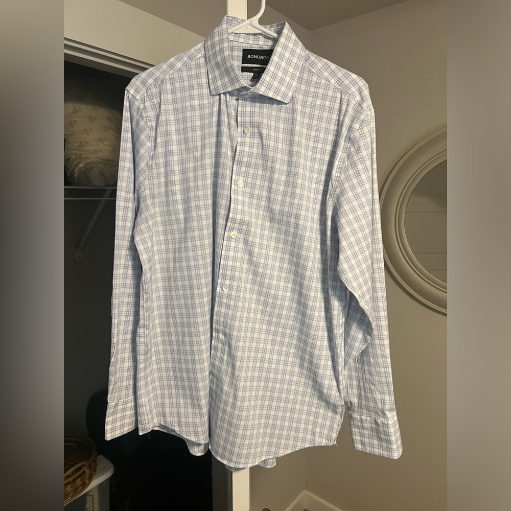 Set of 3 Bonobos Jetsetter dress shirt 16 1/2 collar 35 sleeve